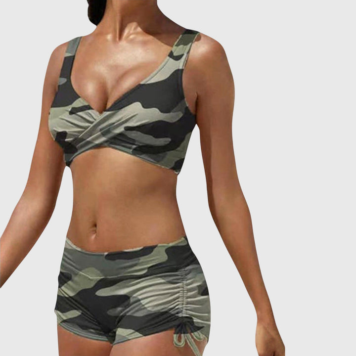 Women's Camo Two-Piece Bikini Swimsuit