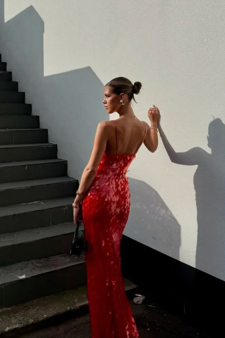 Kendra | Sequin Maxi Long Dress