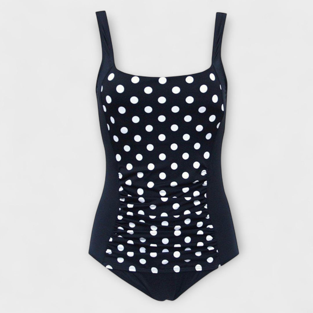 Women's Retro Square-Neck Padded Swimsuit