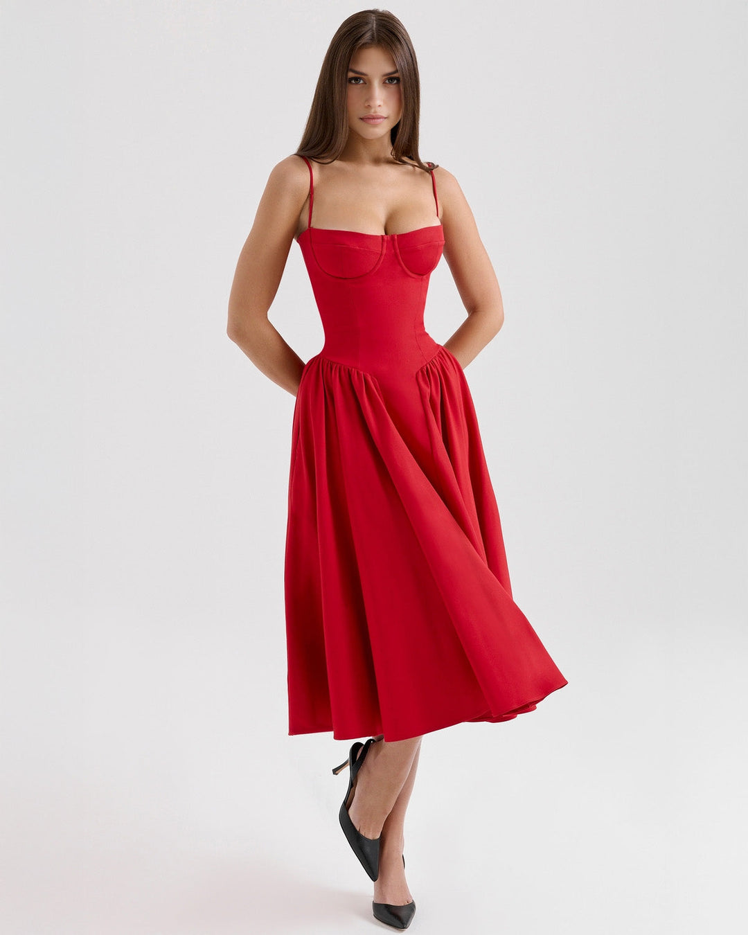 Monroe Midi-Length Dress