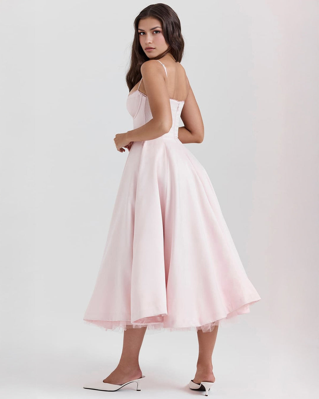 Elowen – Satin Midi Dress