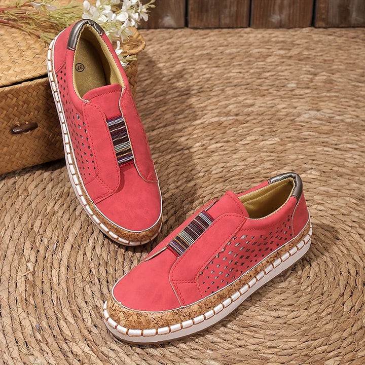 Women's Perforated Slip-On Sneakers