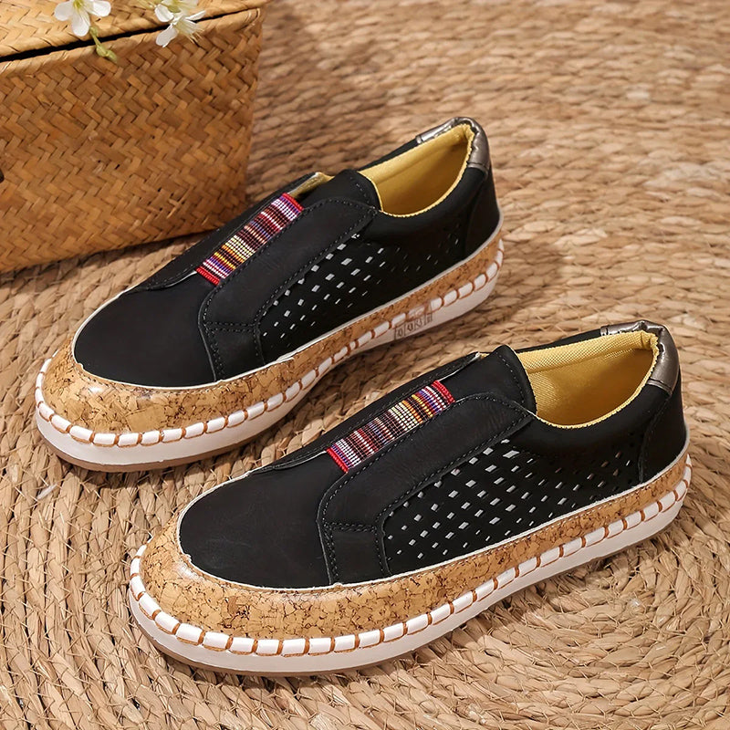 Women's Perforated Slip-On Sneakers
