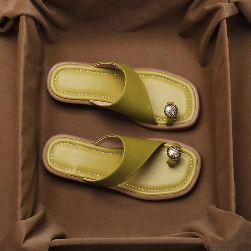Women's Slide Toe-Ring Sandals