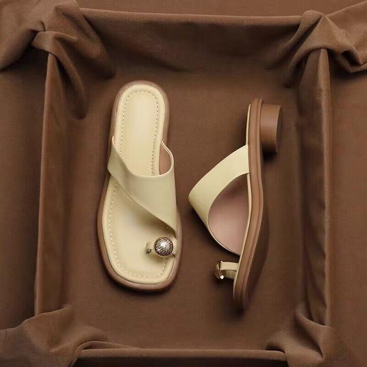 Women's Slide Toe-Ring Sandals