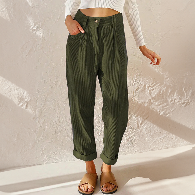 Women's Rose High-Waist Wide-Leg Pants