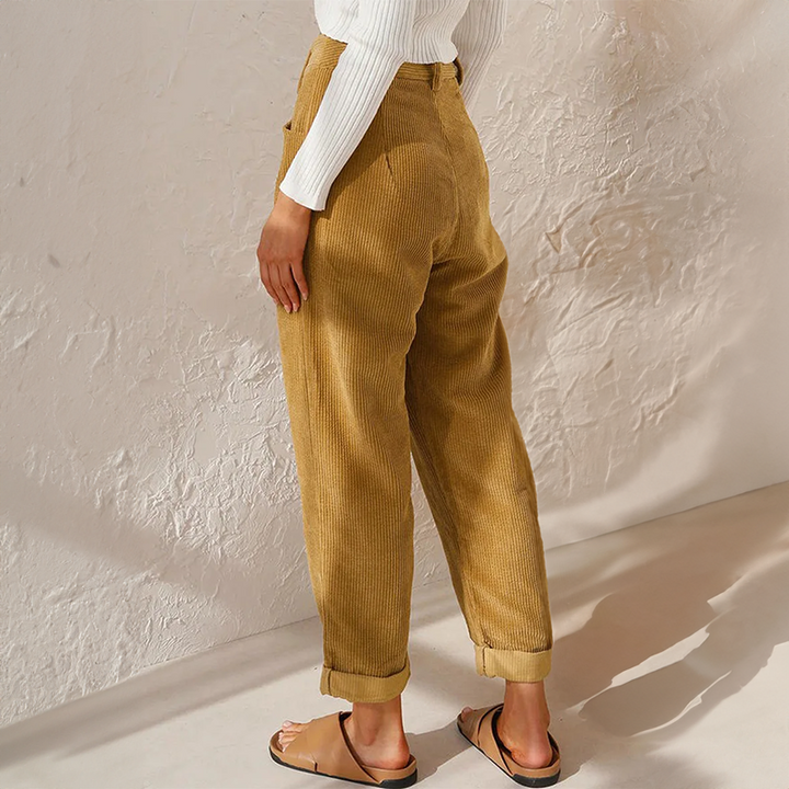 Women's Rose High-Waist Wide-Leg Pants