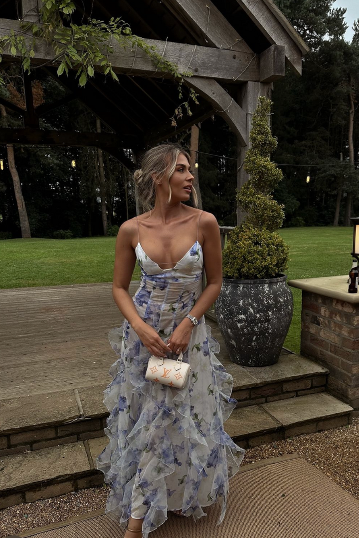 Britney | Floral Long Dress