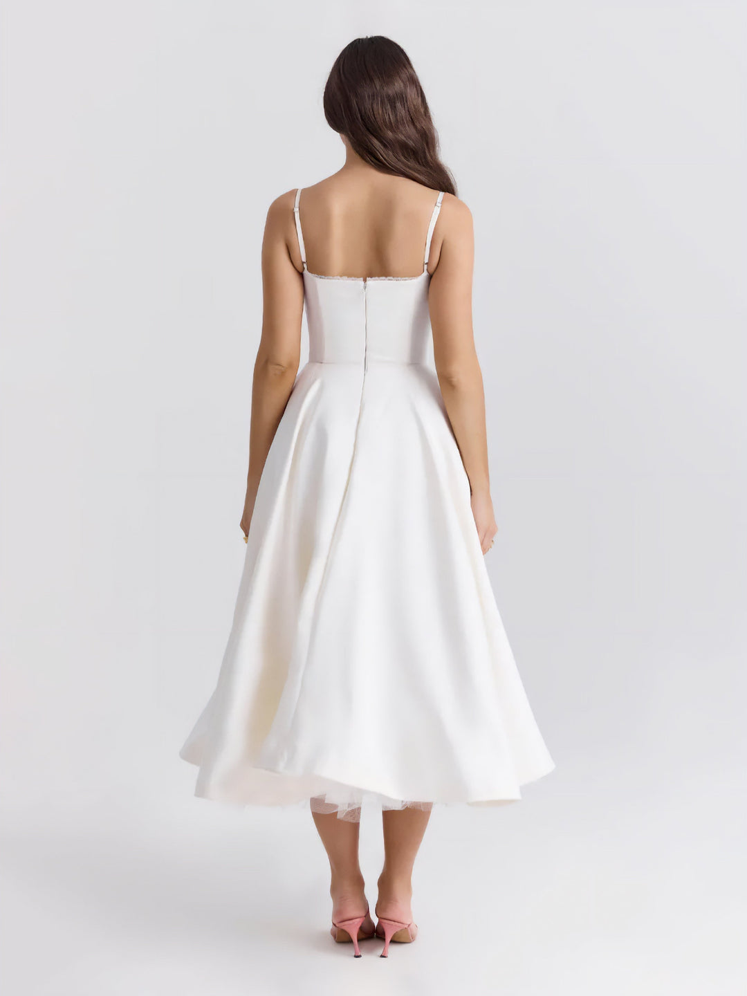Elowen – Satin Midi Dress