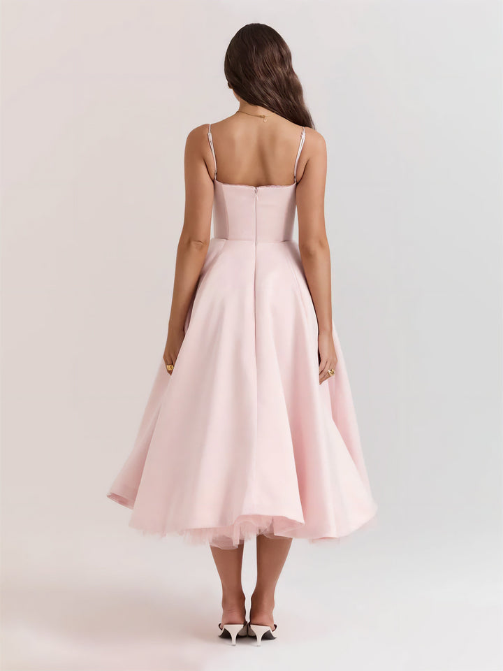 Elowen – Satin Midi Dress