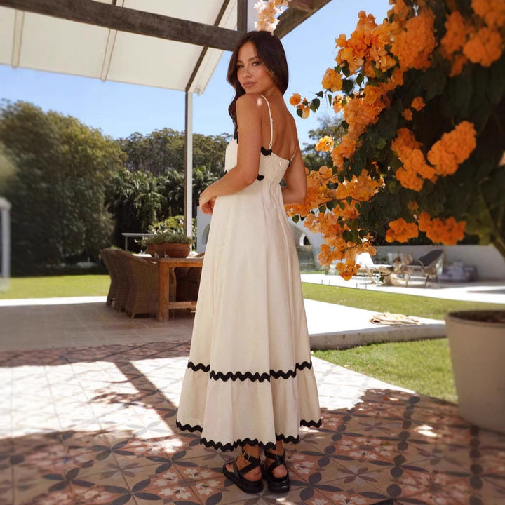 Women's A-Line Spaghetti-Strap Maxi Dress