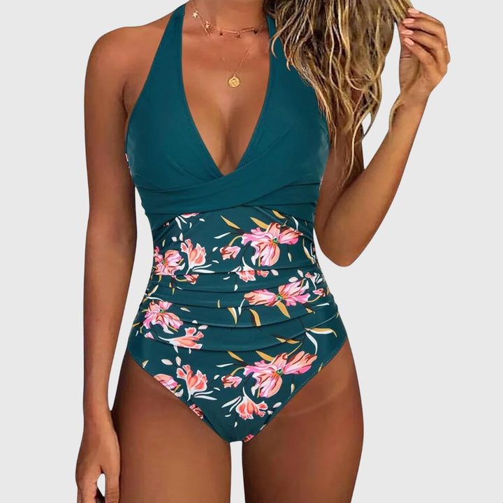 Women's Florence V-Neck Floral Swimsuit