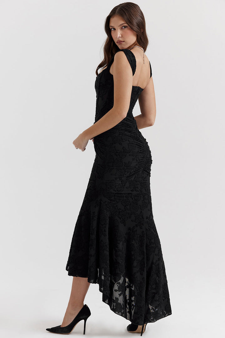 Celeste Draped Corset Gown