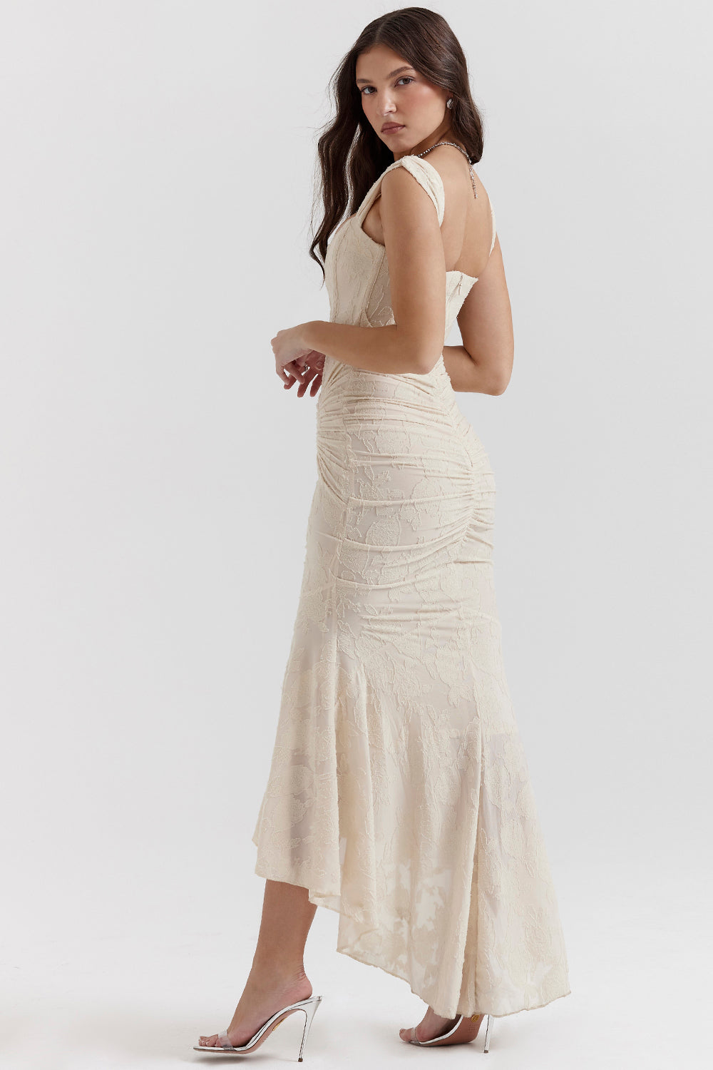 Celeste Draped Corset Gown