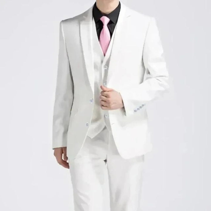 Men’s Dante 3-Piece Suit – Crimson Refined Edition