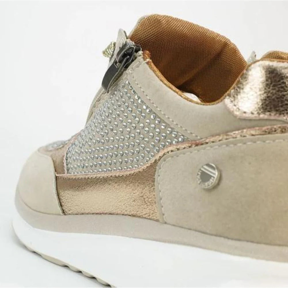 Women’s Livia Zip Detail Platform Trainers