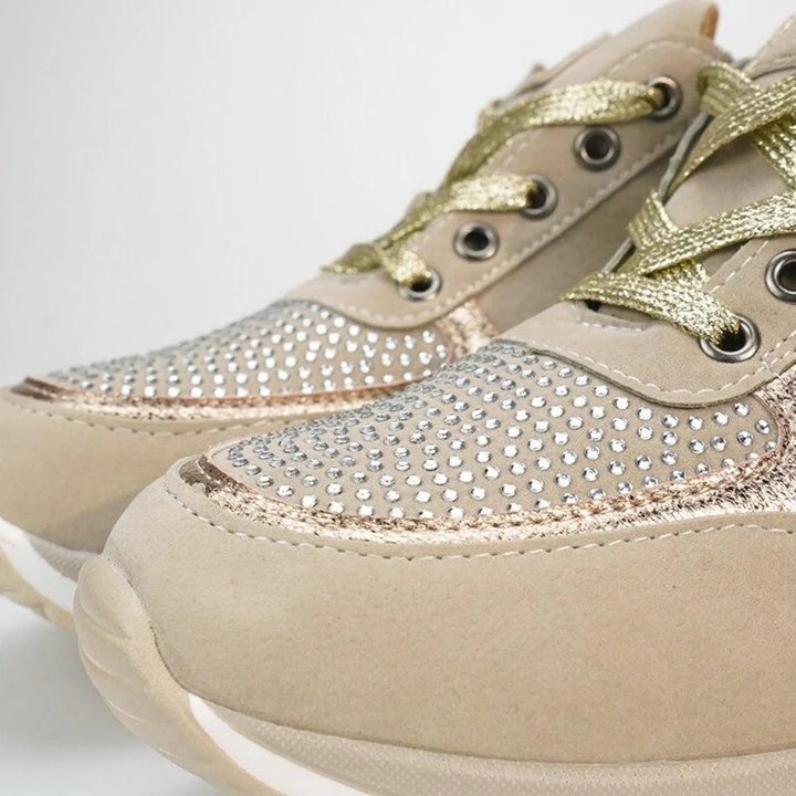 Women’s Livia Zip Detail Platform Trainers