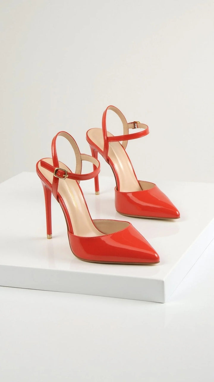 Women’s Elara Metallic Stiletto Strap Heels