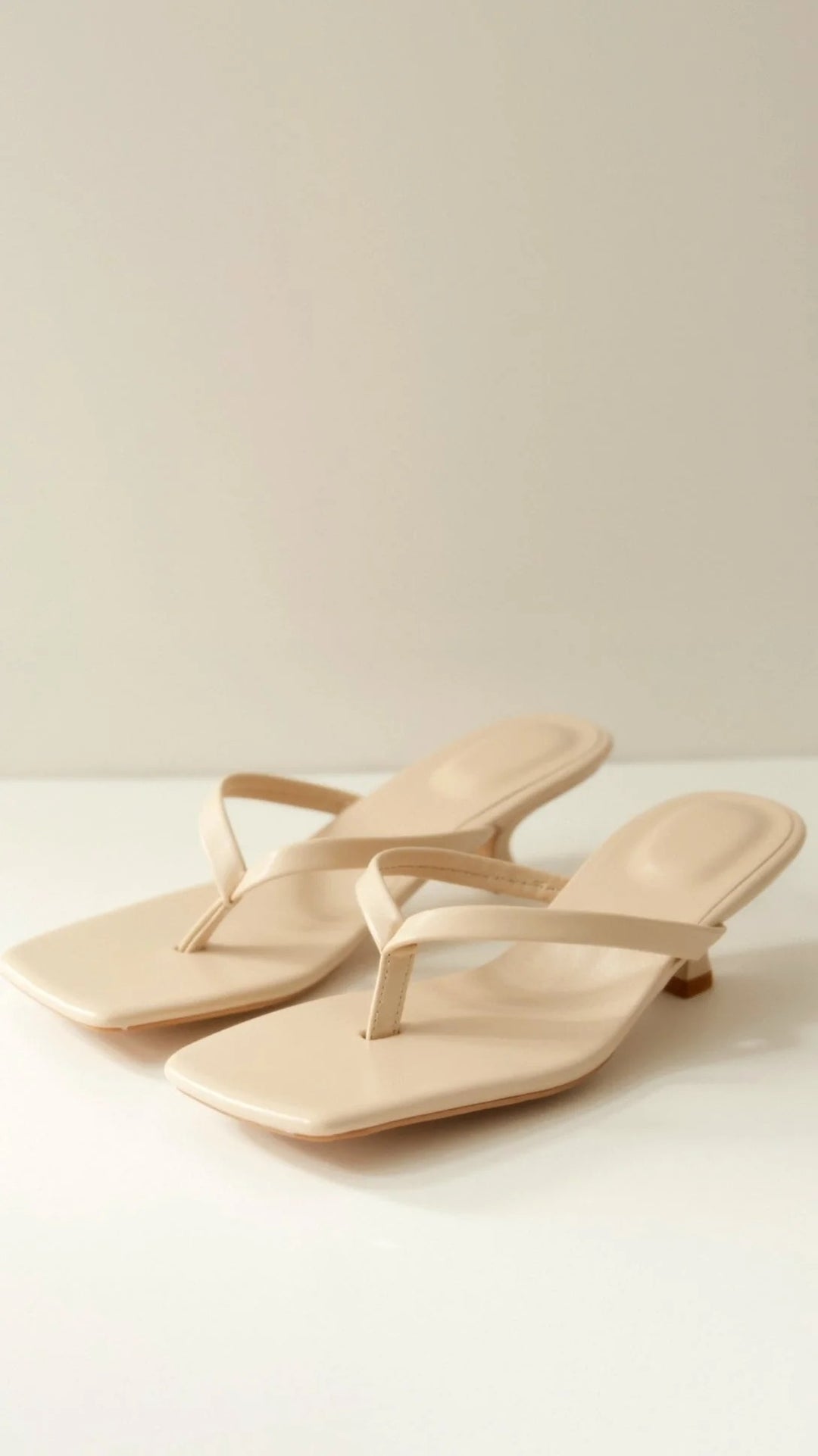 Women’s Mila Kitten Heel Sandals – Minimal Strappy Slip-Ons