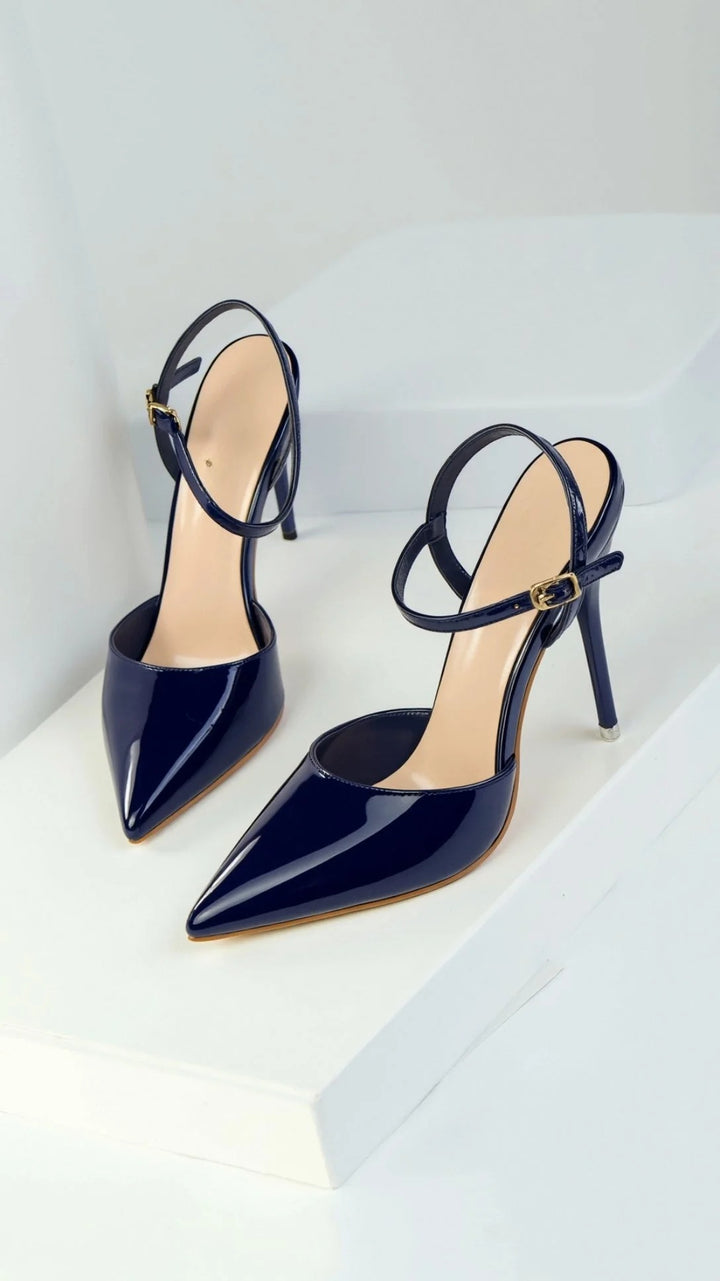 Women’s Elara Metallic Stiletto Strap Heels