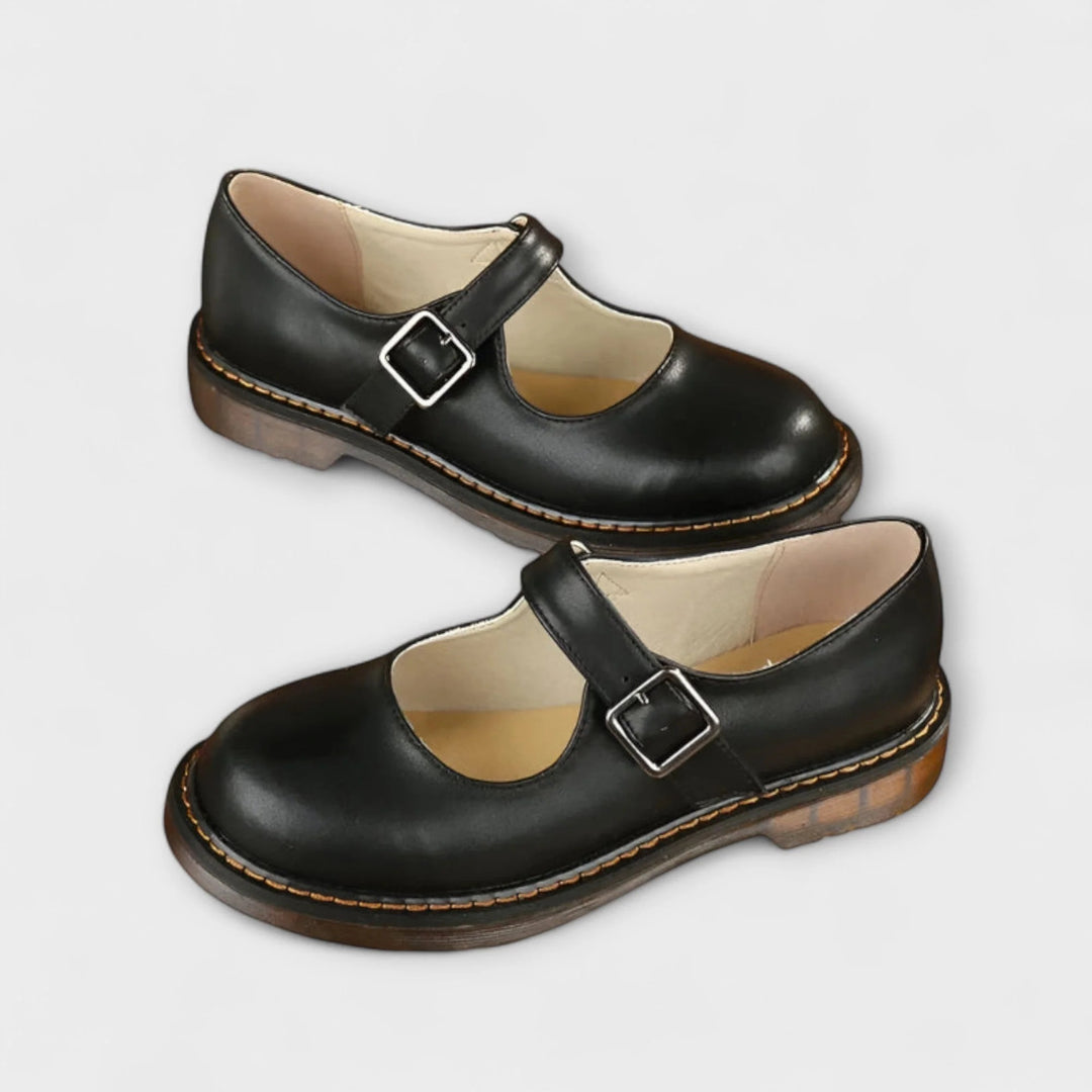 Women’s Classic Mary Jane Comfort Flats – Vintage-Inspired Everyday Shoes