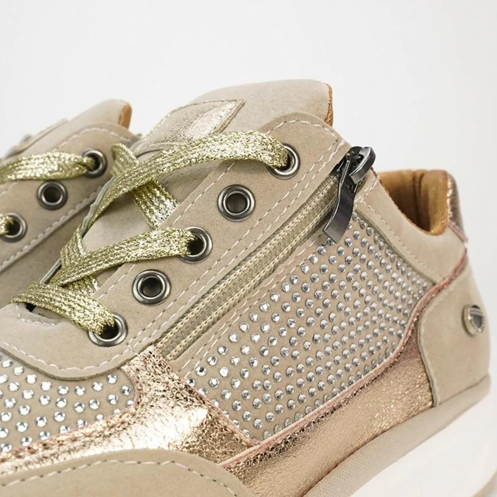 Women’s Livia Zip Detail Platform Trainers