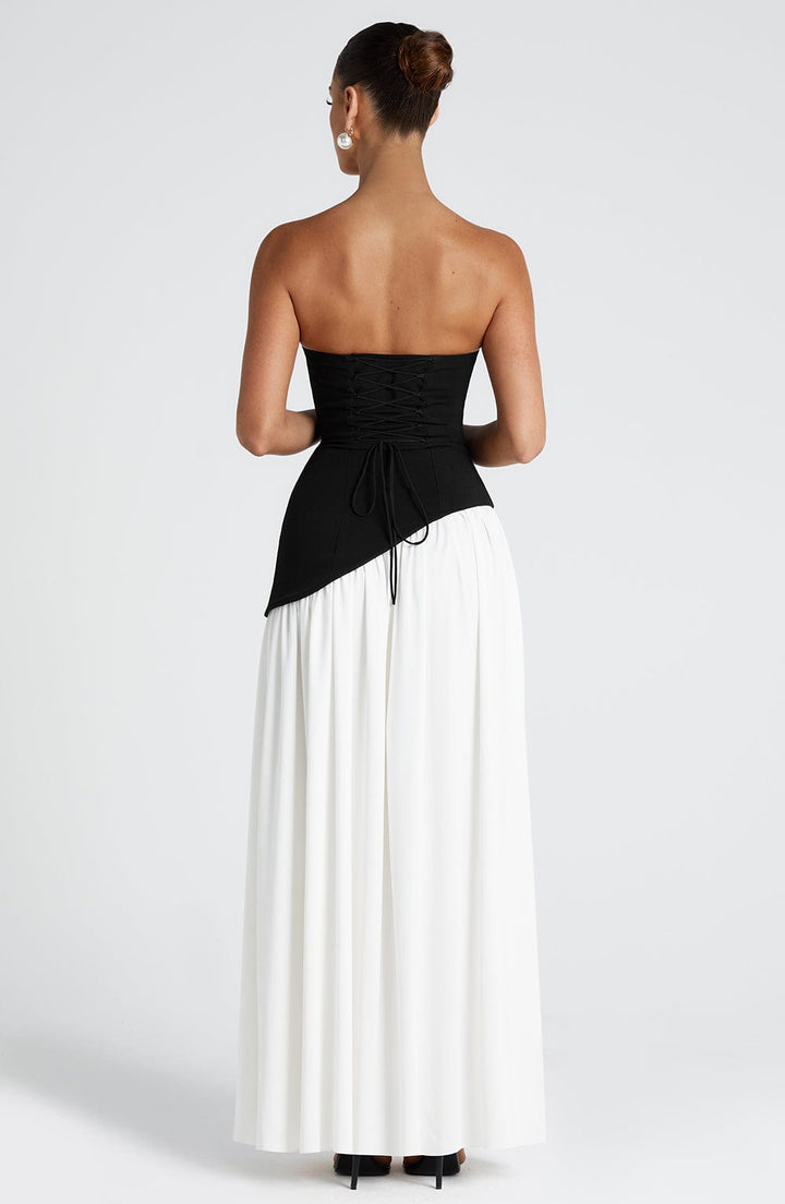 Kalinda - Crimson Allure Dress