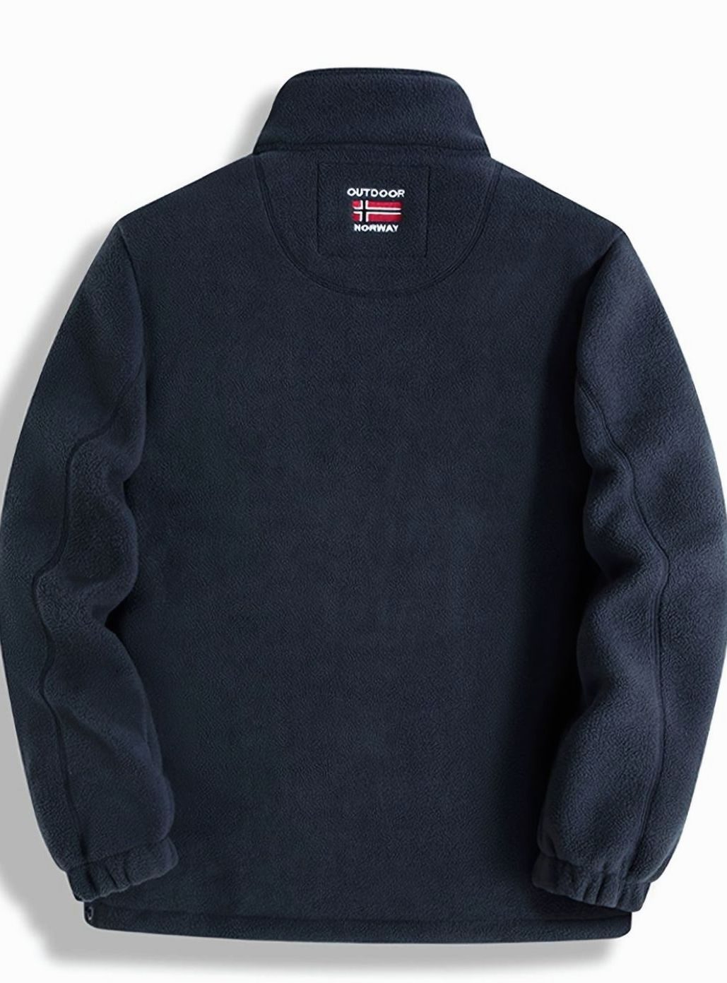 Men's Classic Full-Zip Mock Neck Outdoor Fleece Jacket