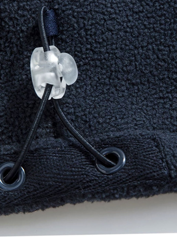 Men's Classic Full-Zip Mock Neck Outdoor Fleece Jacket