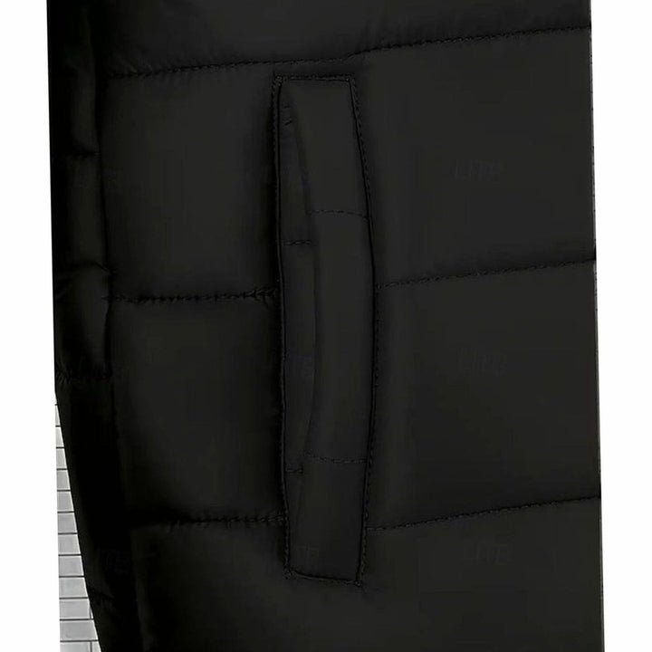 Men's Hooded Quilted Puffer Jacket Regular Fit