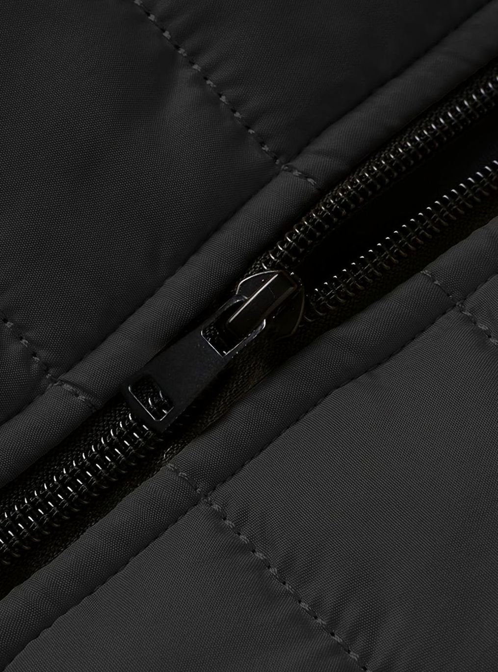 Men's Lightweight Quilted Puffer Jacket Zip-Up Windproof