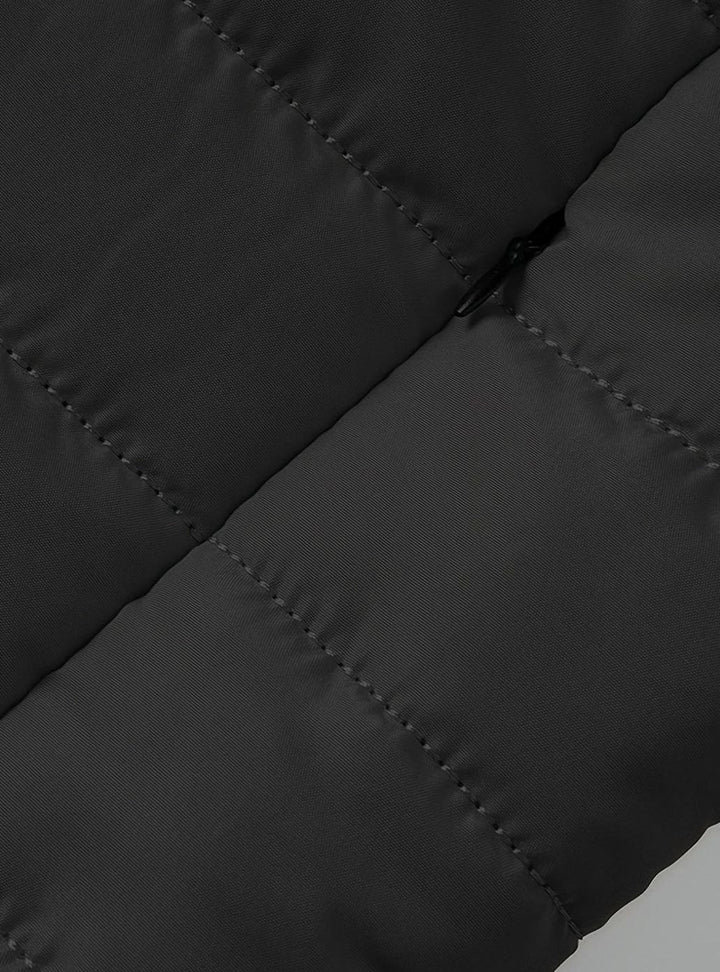 Men's Lightweight Quilted Puffer Jacket Zip-Up Windproof