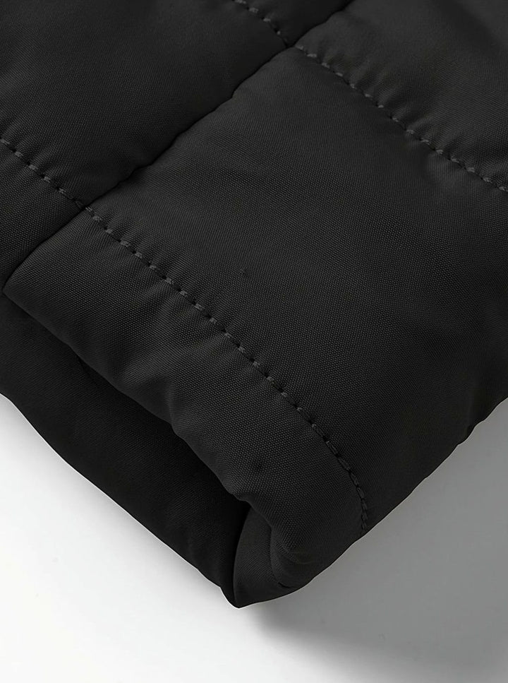 Men's Lightweight Quilted Puffer Jacket Zip-Up Windproof