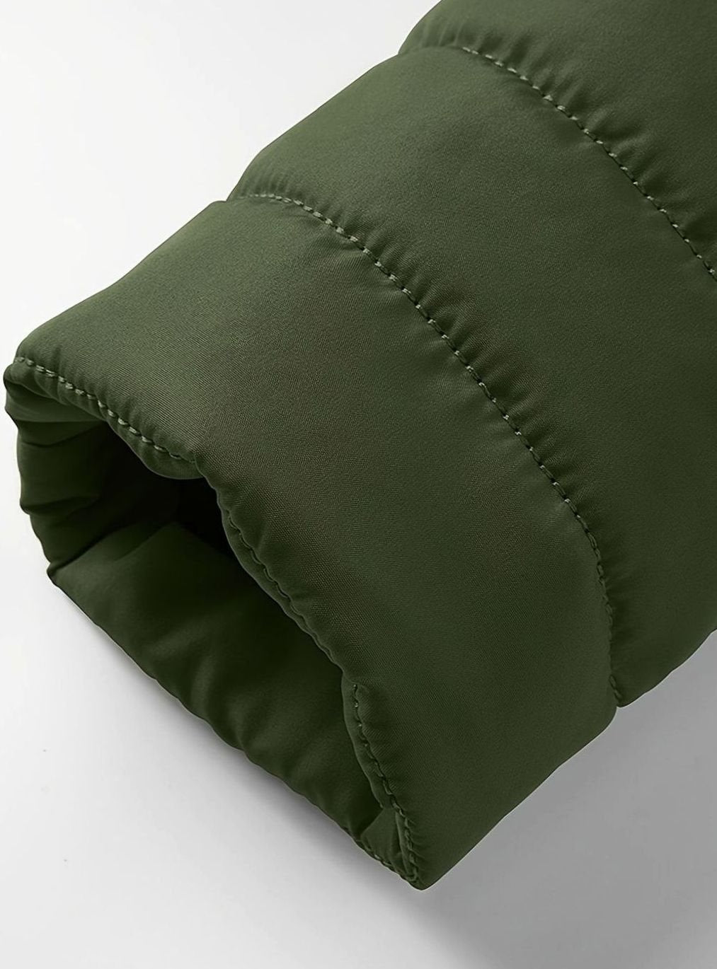 Men's Lightweight Quilted Puffer Jacket Zip-Up Windproof