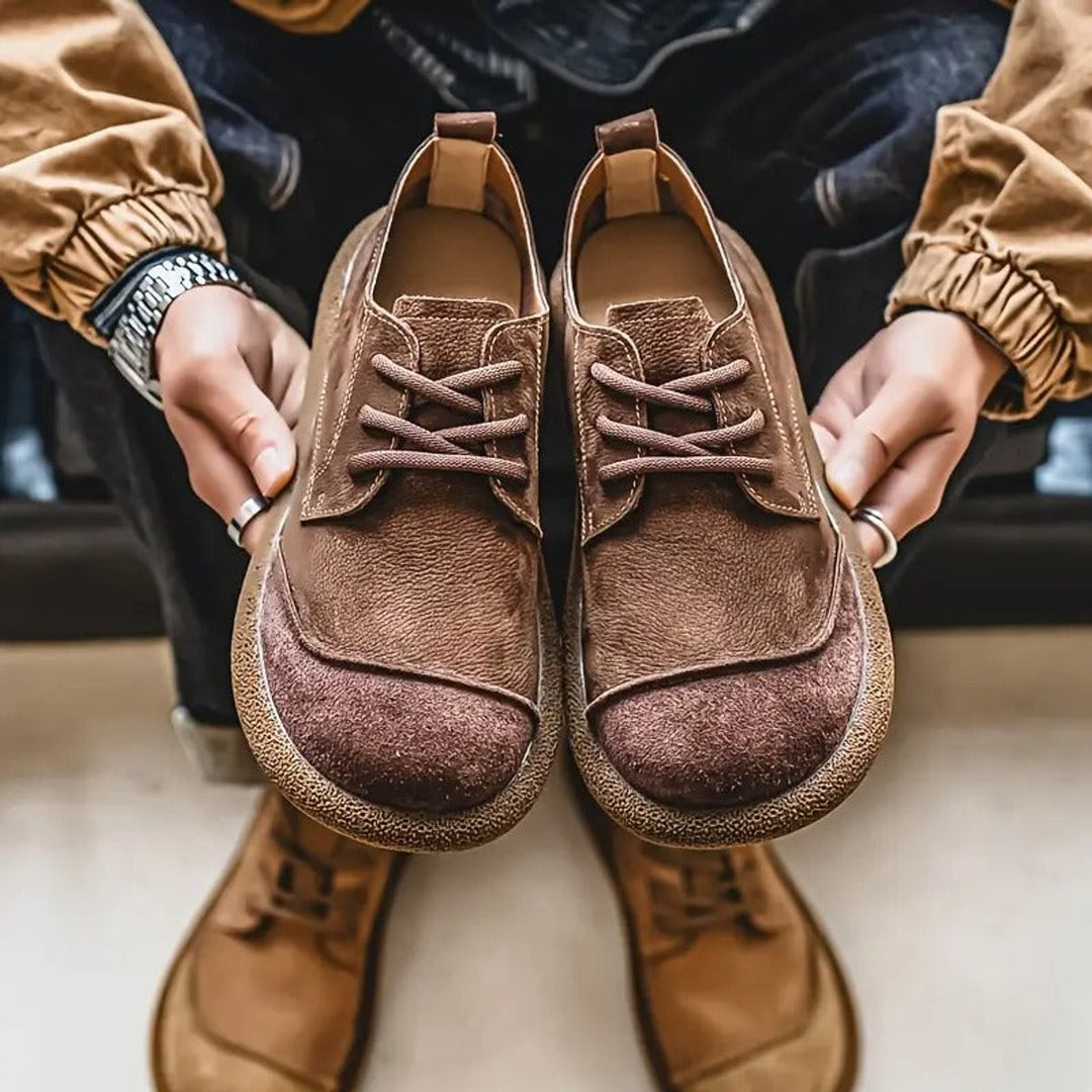 Men's Orthopedic Cushioned Lace-Up Casual Comfort Shoes