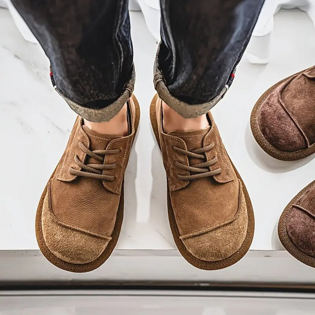 Men's Orthopedic Cushioned Lace-Up Casual Comfort Shoes