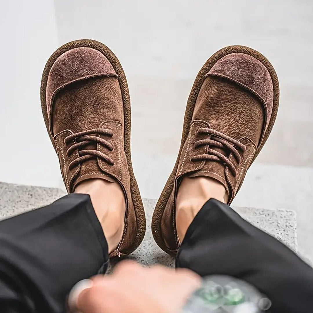 Men's Orthopedic Cushioned Lace-Up Casual Comfort Shoes