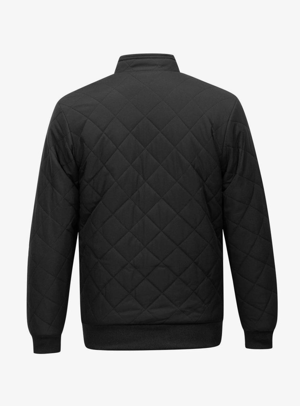 Men's Quilted Fleece-Lined Bomber Jacket