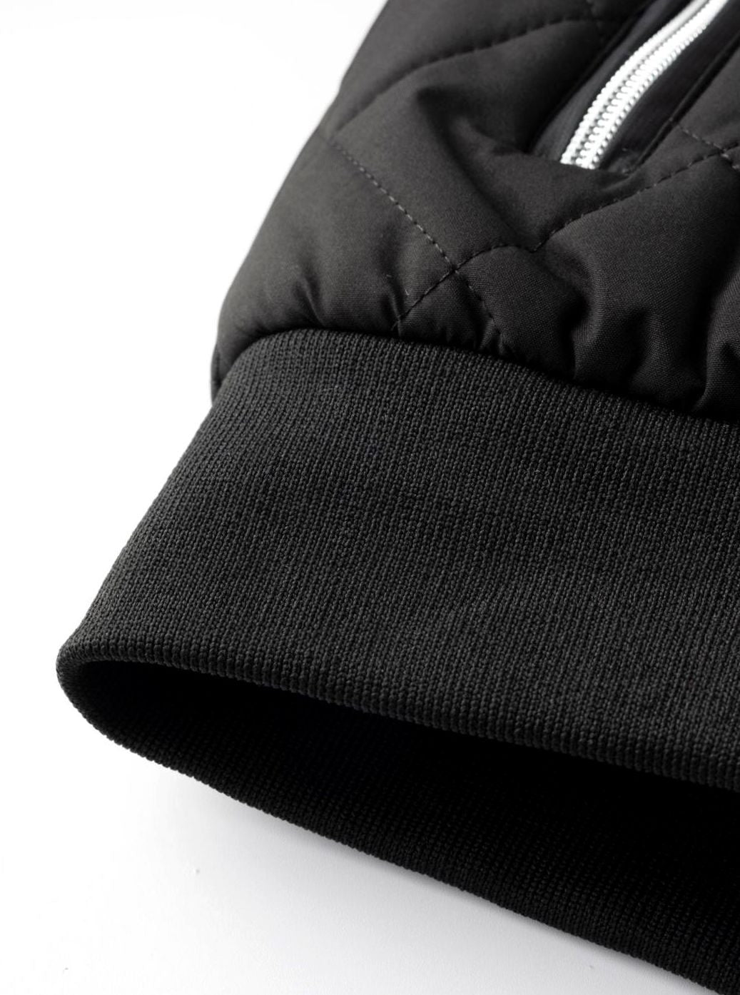 Men's Quilted Fleece-Lined Bomber Jacket