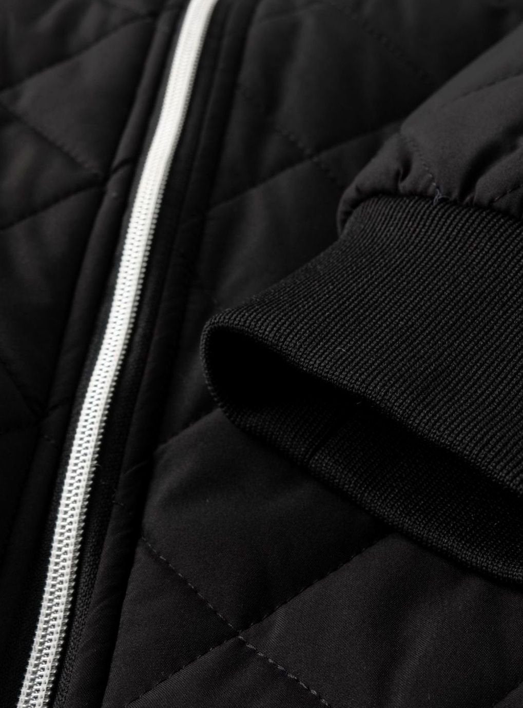 Men's Quilted Fleece-Lined Bomber Jacket