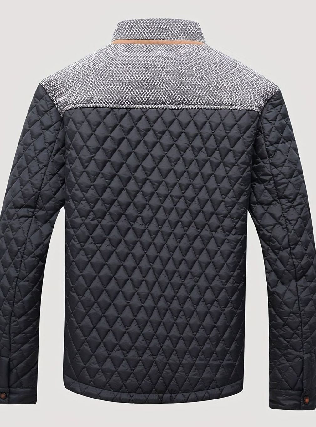 Men's Quilted Stand-Collar Insulated Jacket