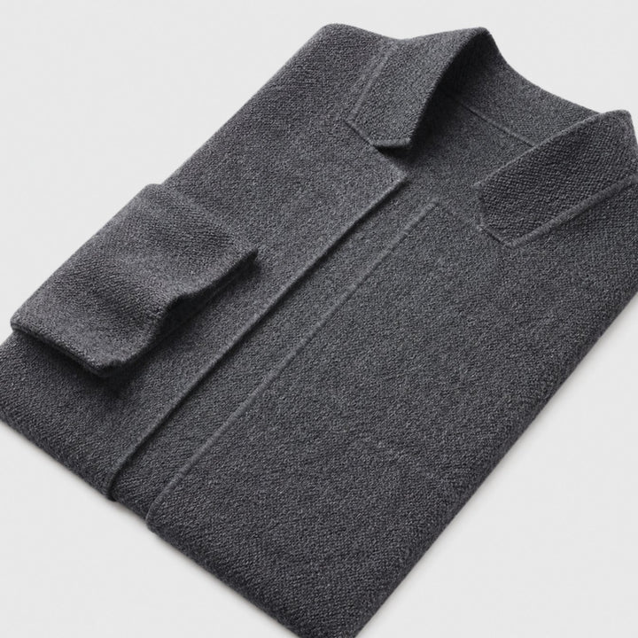 Men's Slim Fit Knit Button-Up Cardigan