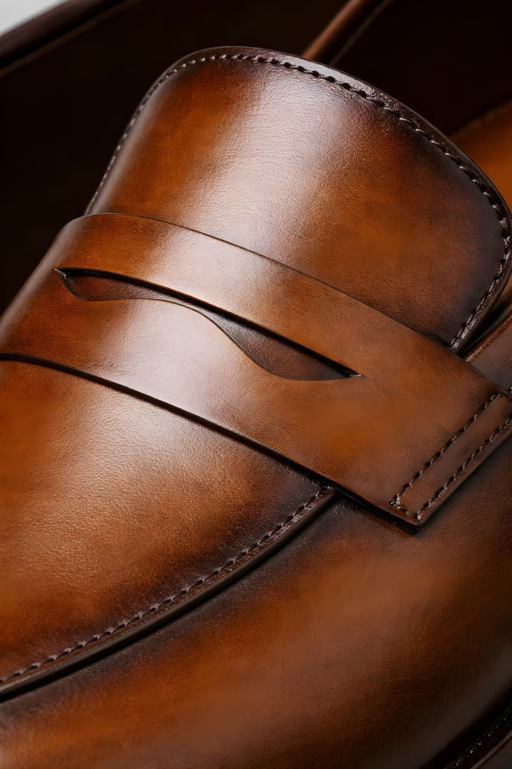 Men's Slip-On Penny Loafer Dress Shoes