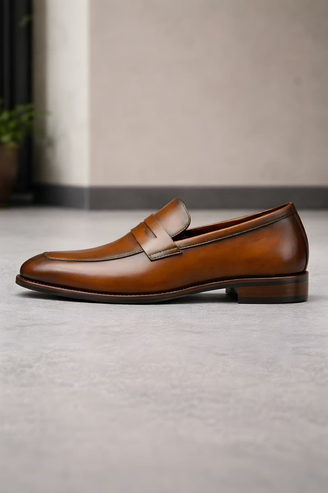 Men's Slip-On Penny Loafer Dress Shoes