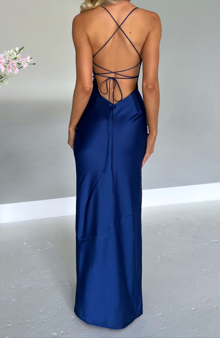 Women's Maxi Dress - Side Slit