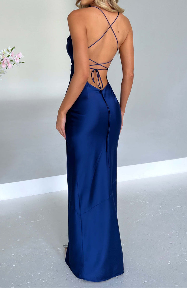 Women's Maxi Dress - Side Slit