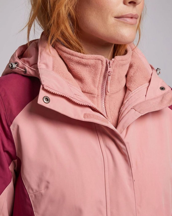 Women's 2-in-1 Hooded Softshell Fleece Outdoor Jacket