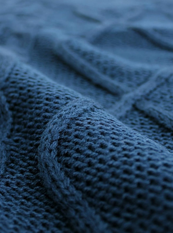 Women's Cable-Knit V-Neck Sweater Vest Relaxed Fit