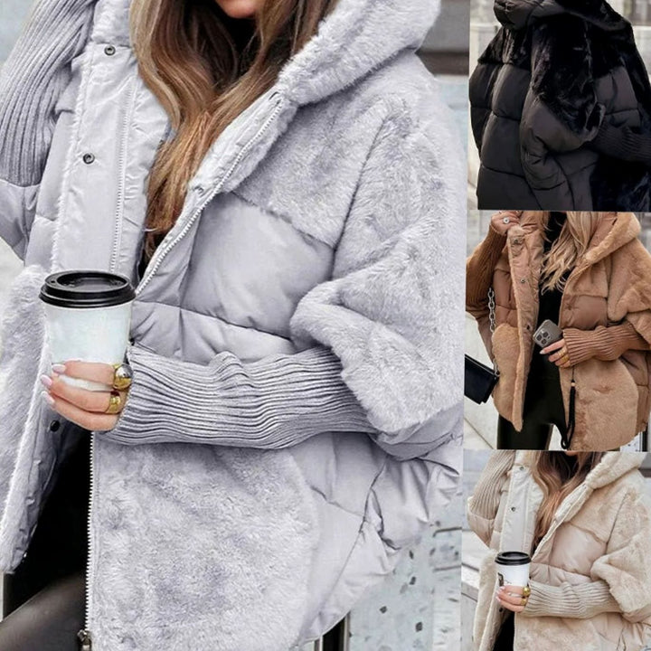Women's Coat Oversized Hooded Faux Fur Puffer Winter Jacket