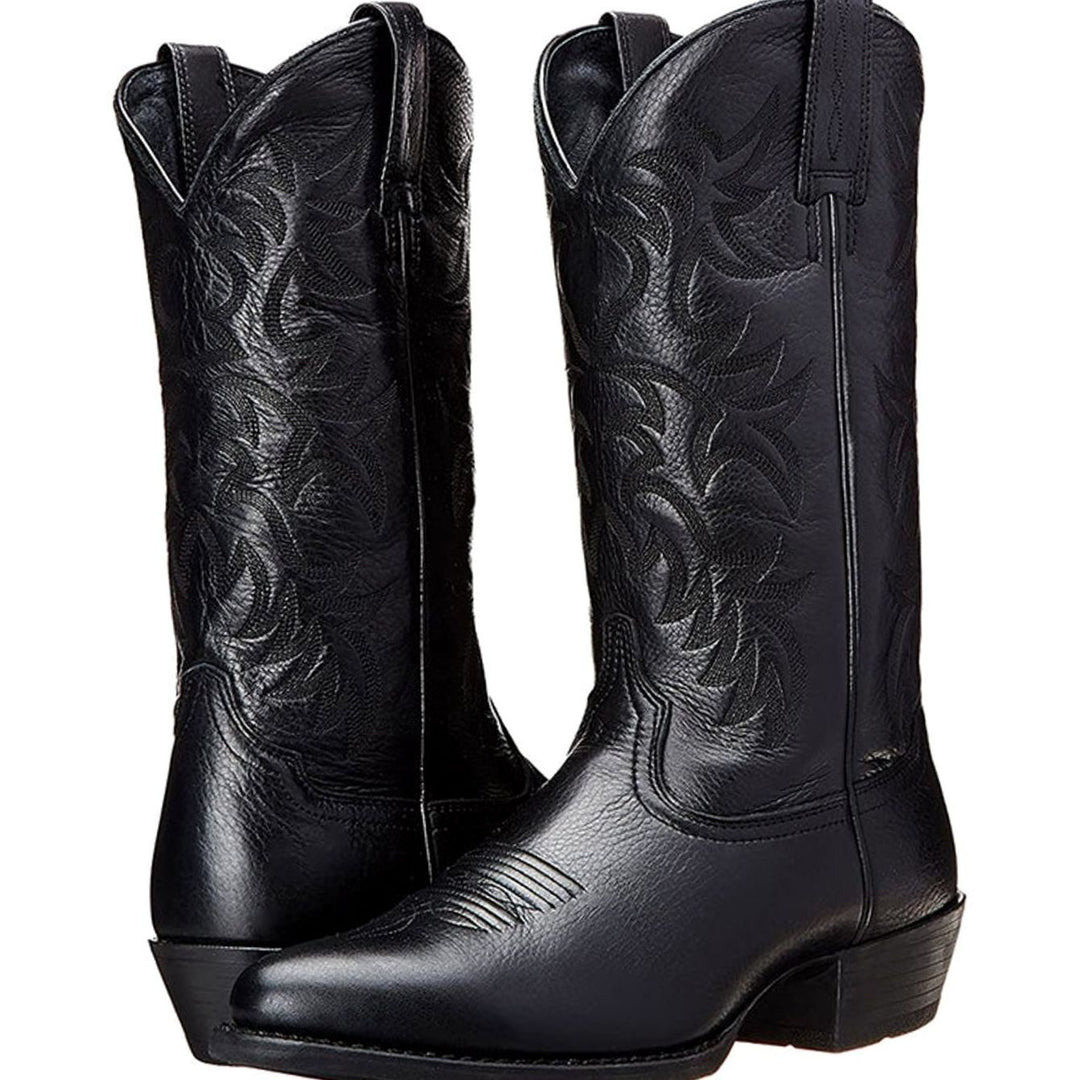 Women's Embroidered Western Cowboy Mid-Calf Boots